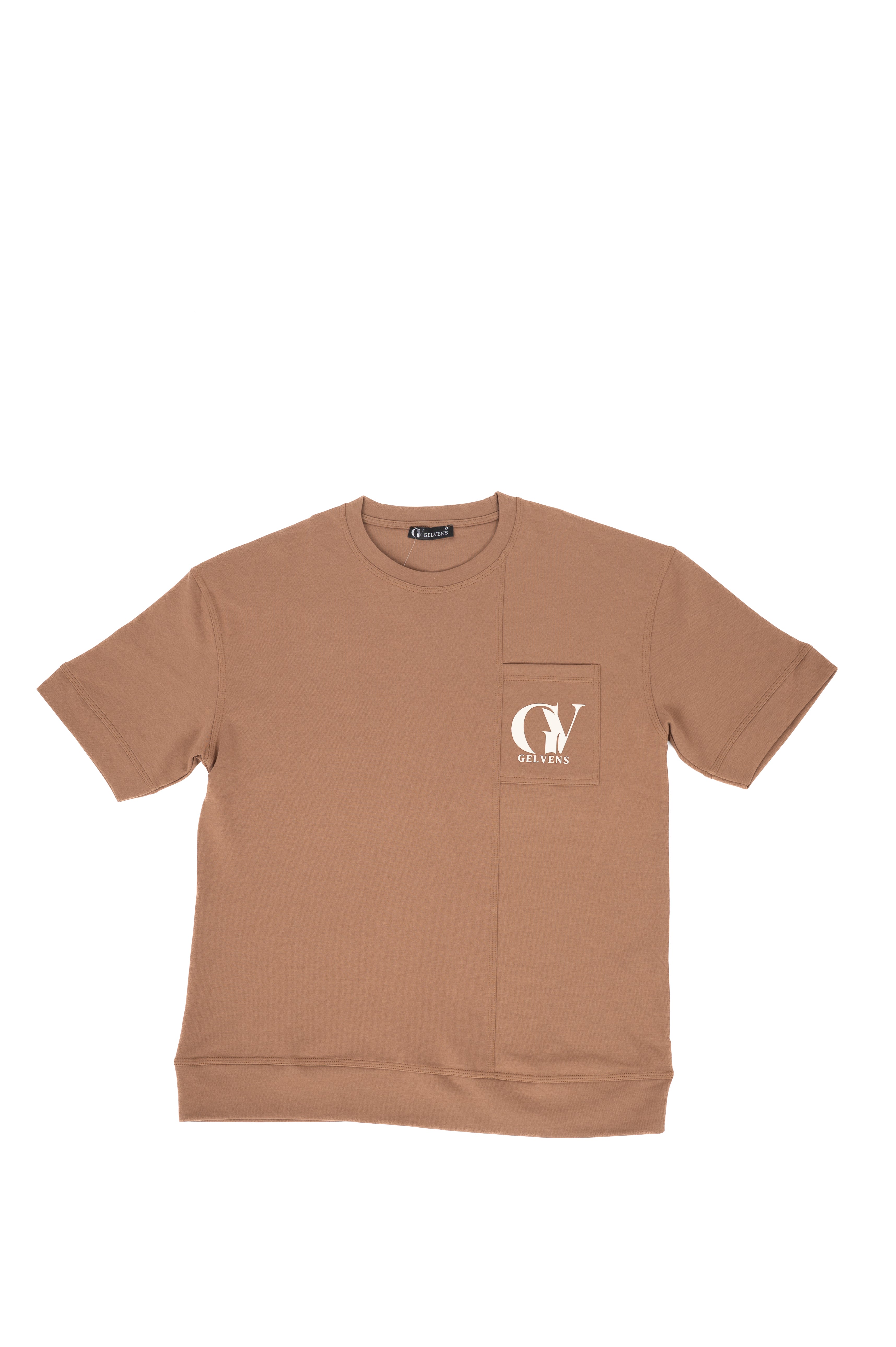 Oversized T-Shirt „GELVENS“ – Stilvoll, modern & vielseitig | Caramellbrown